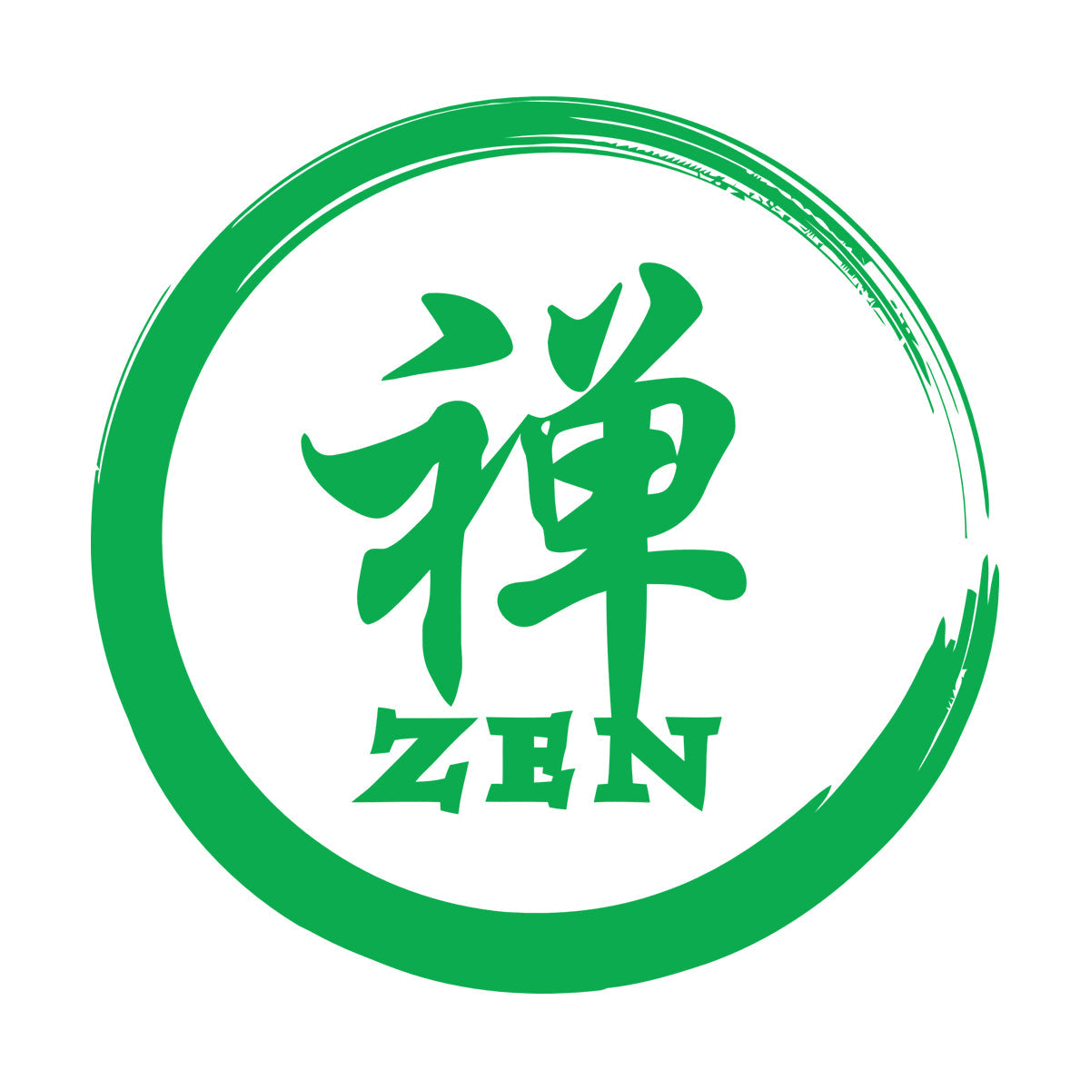 Engraving Stickers Zen Enso Circle Calligraphy Hieroglyph Asian It Won'T Fall Off