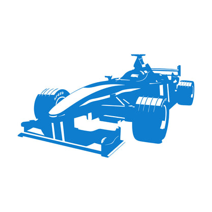 Open Wheel Car Garage Racing Boys Mural And Wall Vinyl Decal Can Modify And Add Information
