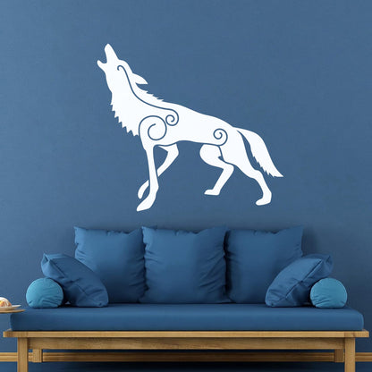 Wall Decals Wolf Irish Celtic Patterns Celts Ireland Self Adhesive