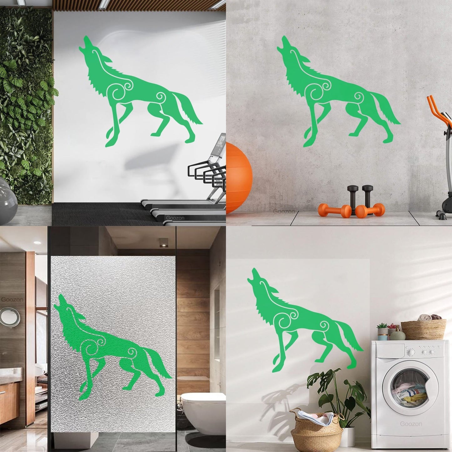 Wall Decals Wolf Irish Celtic Patterns Celts Ireland Self Adhesive