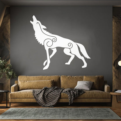 Wall Decals Wolf Irish Celtic Patterns Celts Ireland Self Adhesive