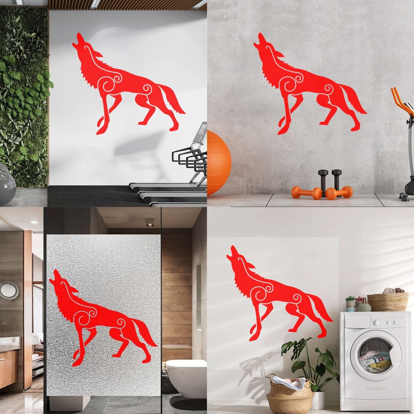 Wall Decals Wolf Irish Celtic Patterns Celts Ireland Self Adhesive