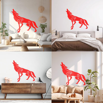 Wall Decals Wolf Irish Celtic Patterns Celts Ireland Self Adhesive