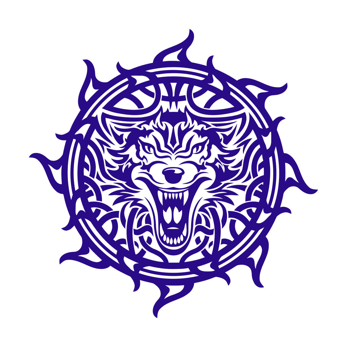 Engraving Decals Celtic Patterns Irish Wolf Ireland Multi Color Selection