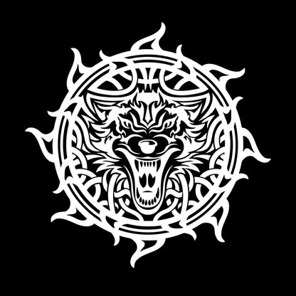 Engraving Decals Celtic Patterns Irish Wolf Ireland Multi Color Selection