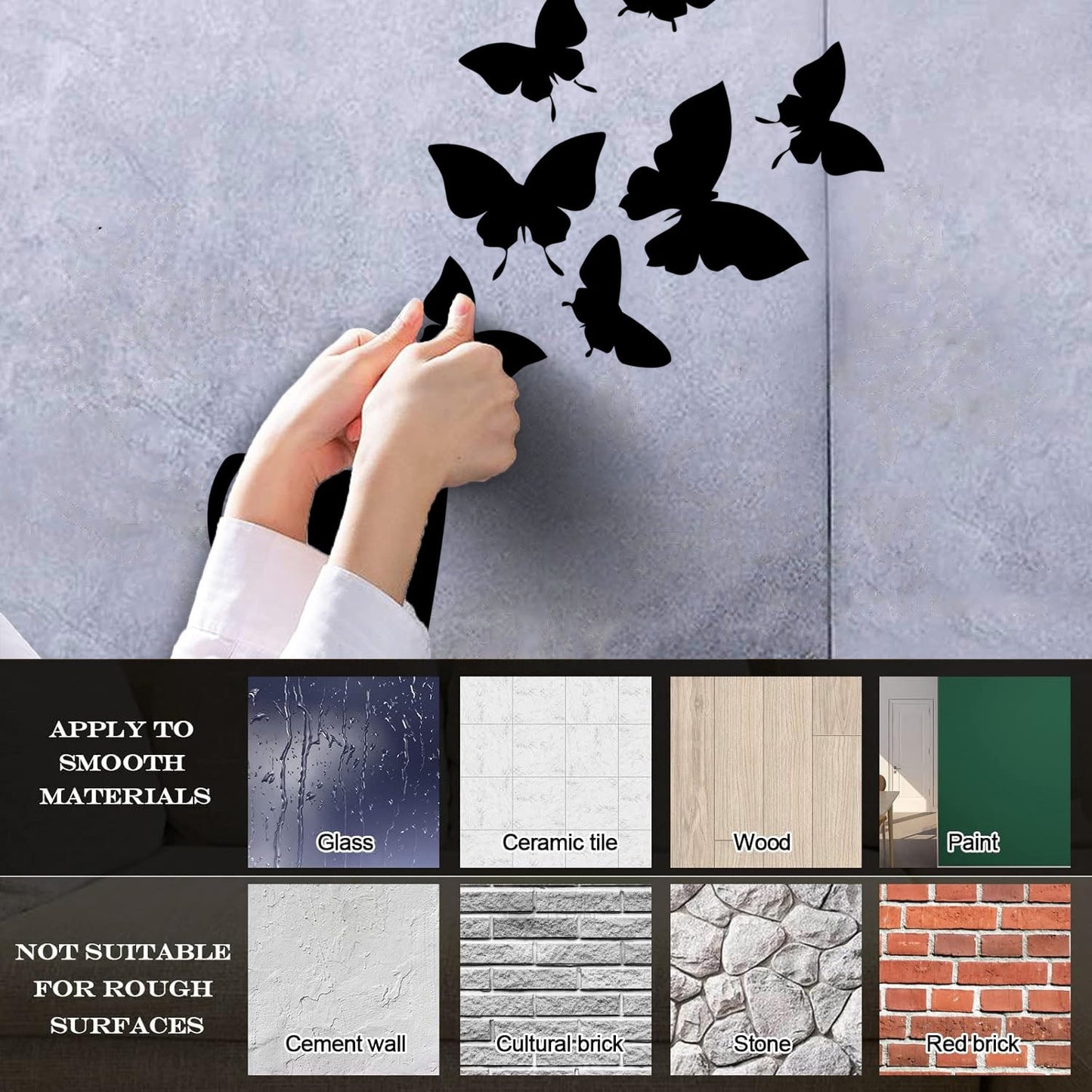 Coffee Cup House Shop Butterflies Kitchen Tea Vinyl Wall Decals Personalized Customization