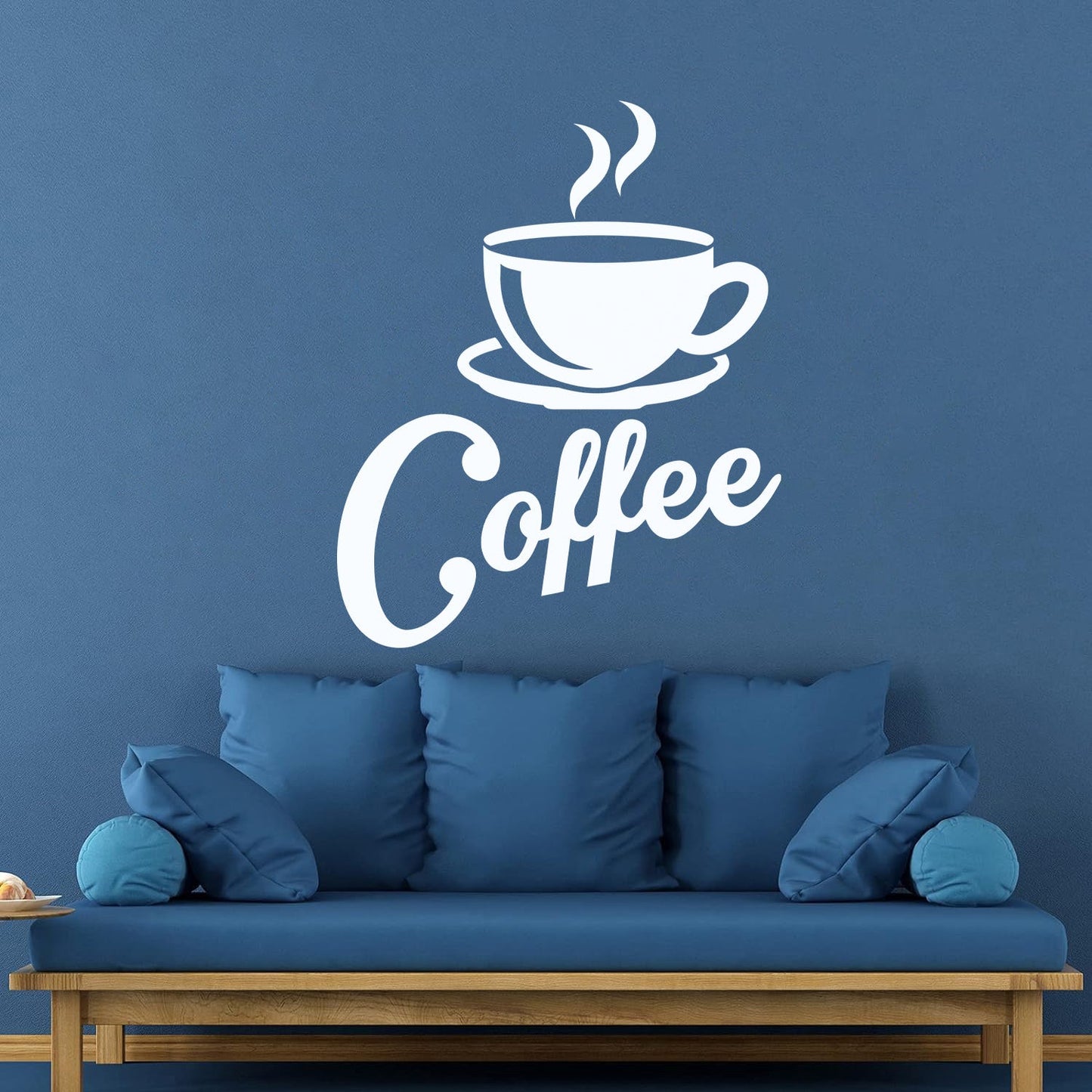 Wall Stickers Paster Paper Kitchen Coffee Shop Cup Wall Beautification