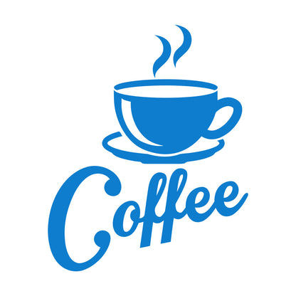 Wall Stickers Paster Paper Kitchen Coffee Shop Cup Wall Beautification