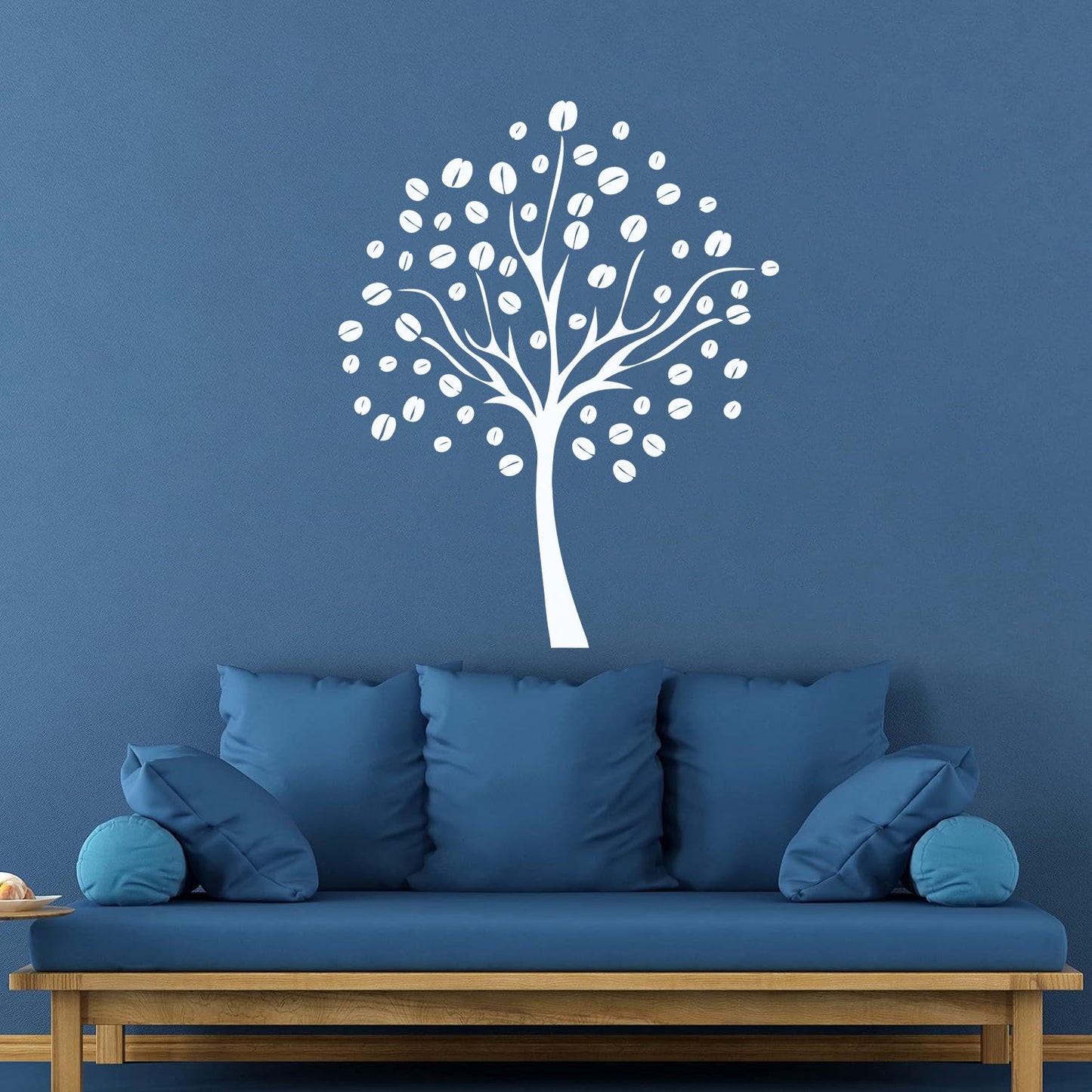 Lettering Decals Coffee Beans Tree Natural Kitchen Store Decoration