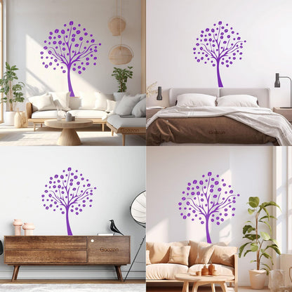 Lettering Decals Coffee Beans Tree Natural Kitchen Store Decoration