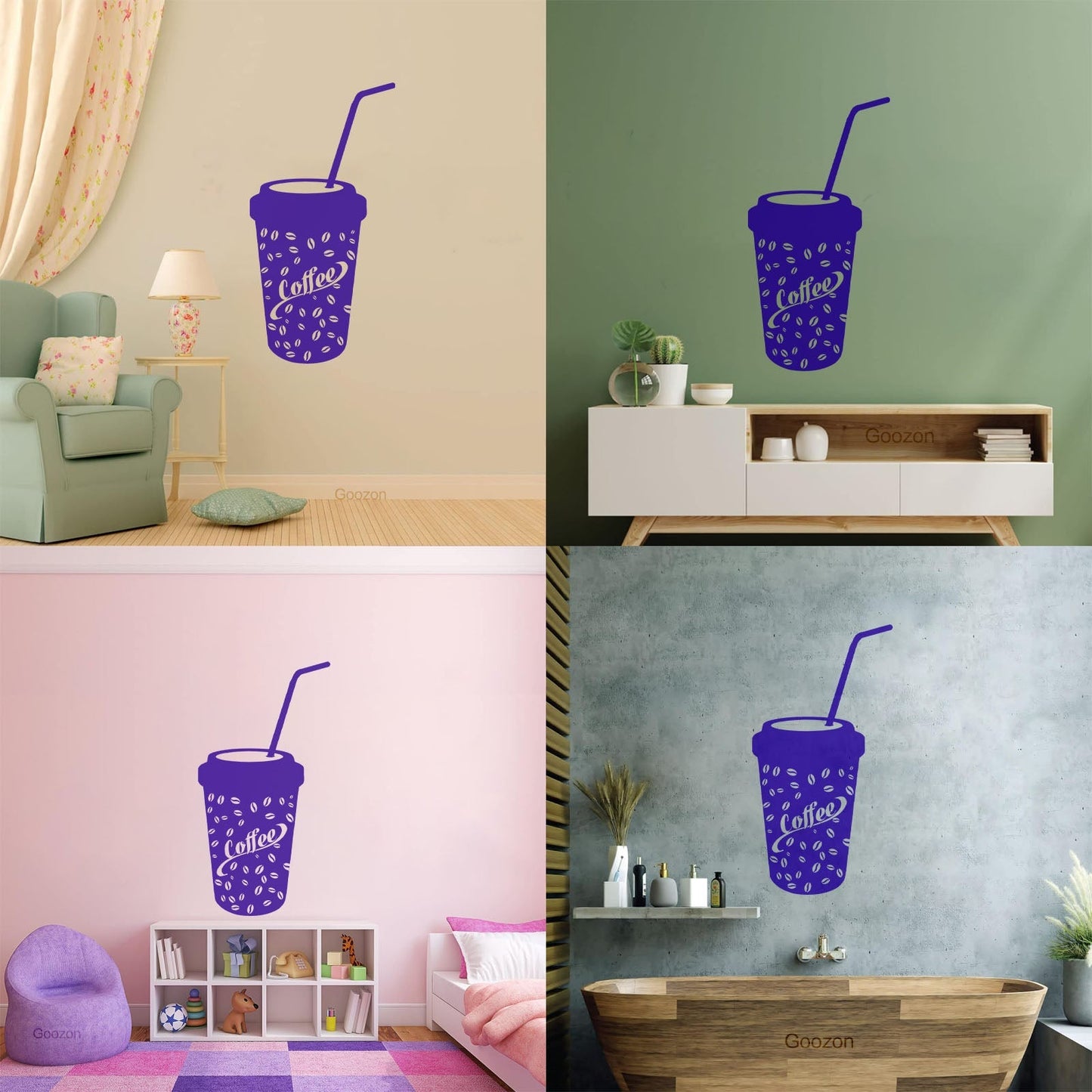 Wall Stickers Paper Coffee Glass Car Body Decoration