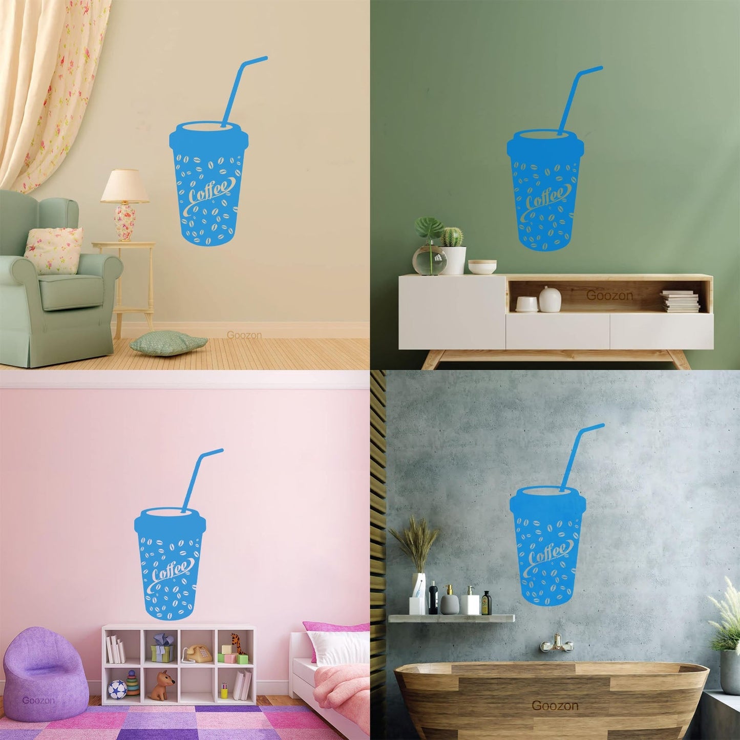 Wall Stickers Paper Coffee Glass Car Body Decoration