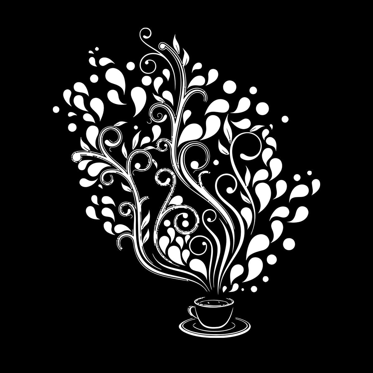 Wall Decals Pvc Cup Coffee Cafe Tea Kitchen Bar Restaurant Glass Stickers