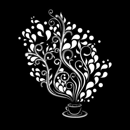 Wall Decals Pvc Cup Coffee Cafe Tea Kitchen Bar Restaurant Glass Stickers