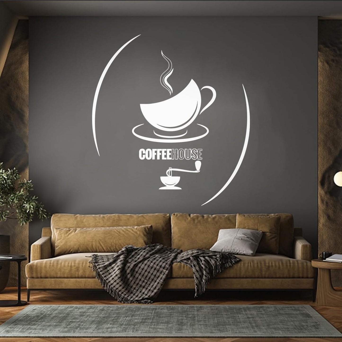 Wall Decals Cup Of Tea Coffeehouse Hot Drinks Kitchen Cafe Self Adhesive