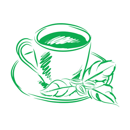 Tea Cup Coffee Cup Cute Cafe Kitchen Wall Stickers Paster Paper Do Not Damage The Wall Surface