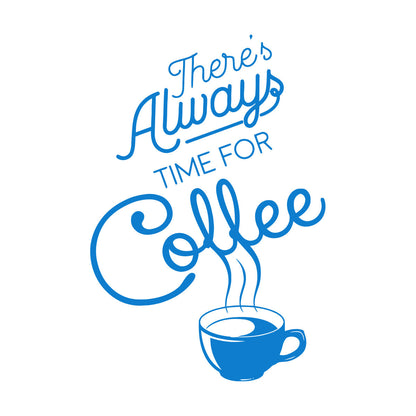 Wall Vinyl Sticker Decor Time Coffee Words Quotes Coffee Shop Multi Color Selection