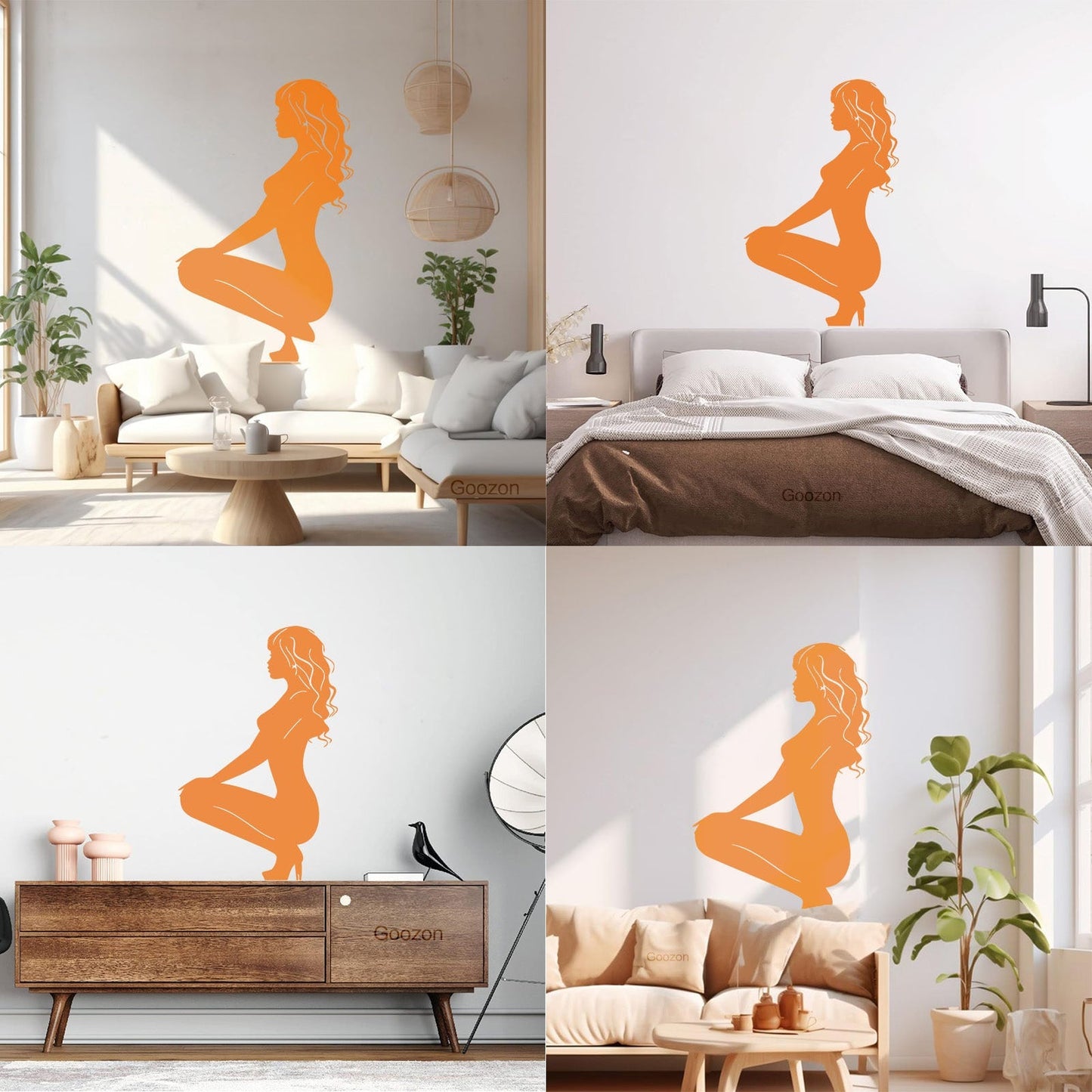 Wall Decals Paster Paper Hot Appeal Woman Striptease Multi Color Selection