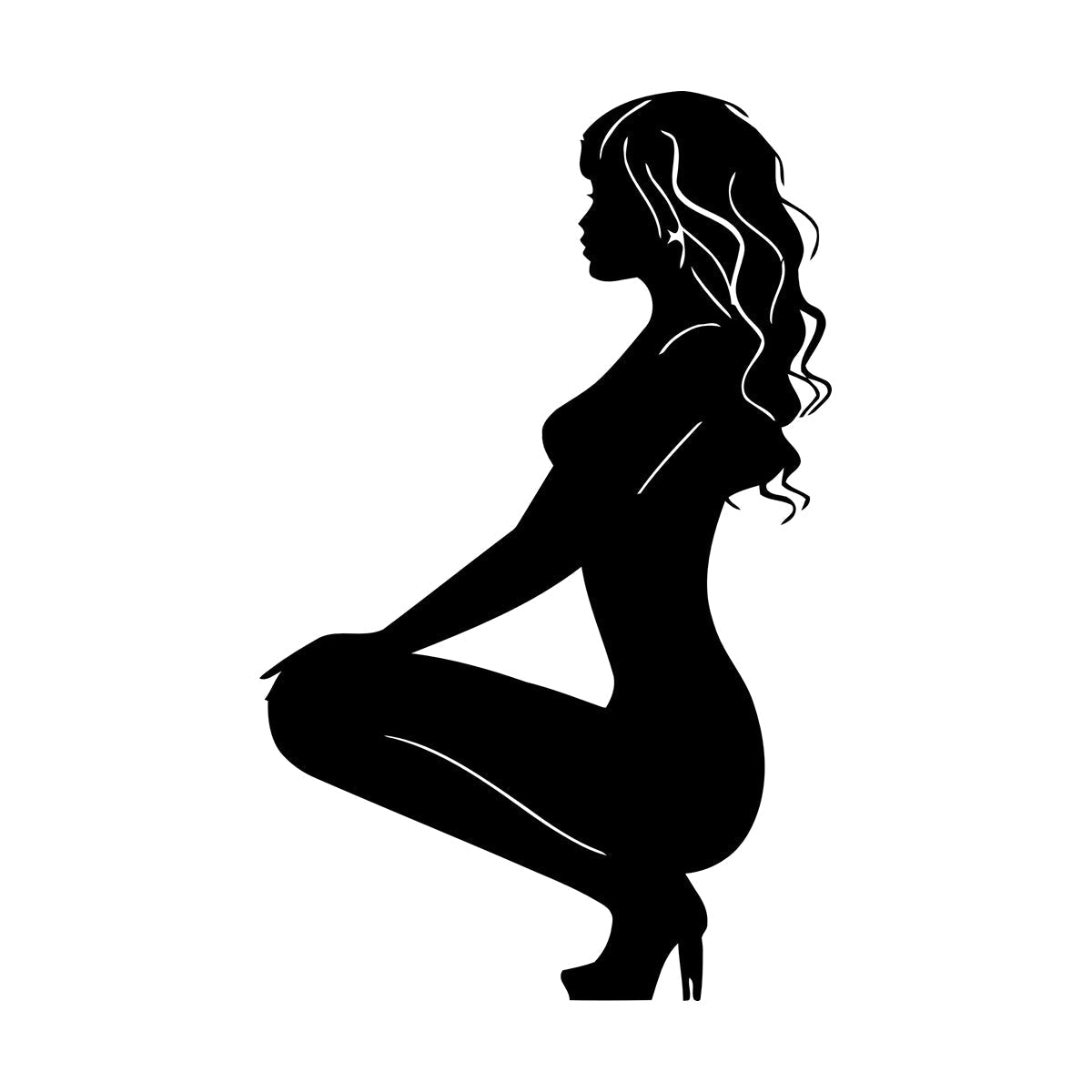 Wall Decals Paster Paper Hot Appeal Woman Striptease Multi Color Selection