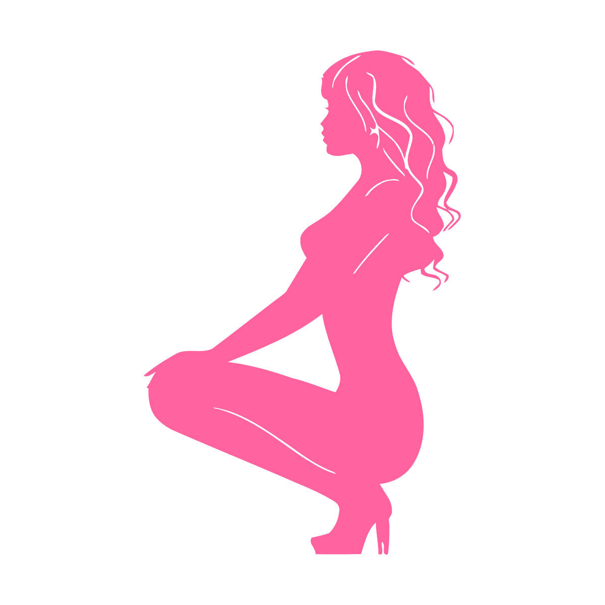 Wall Decals Paster Paper Hot Appeal Woman Striptease Multi Color Selection