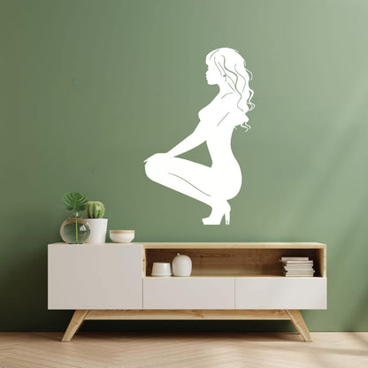 Wall Decals Paster Paper Hot Appeal Woman Striptease Multi Color Selection