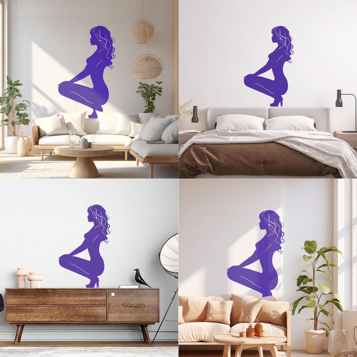 Wall Decals Paster Paper Hot Appeal Woman Striptease Multi Color Selection