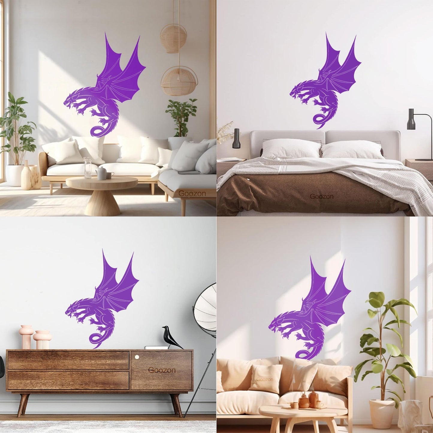 Mural And Wall Vinyl Decal Dragon Fantasy Child Ation Idea Wall Beautification