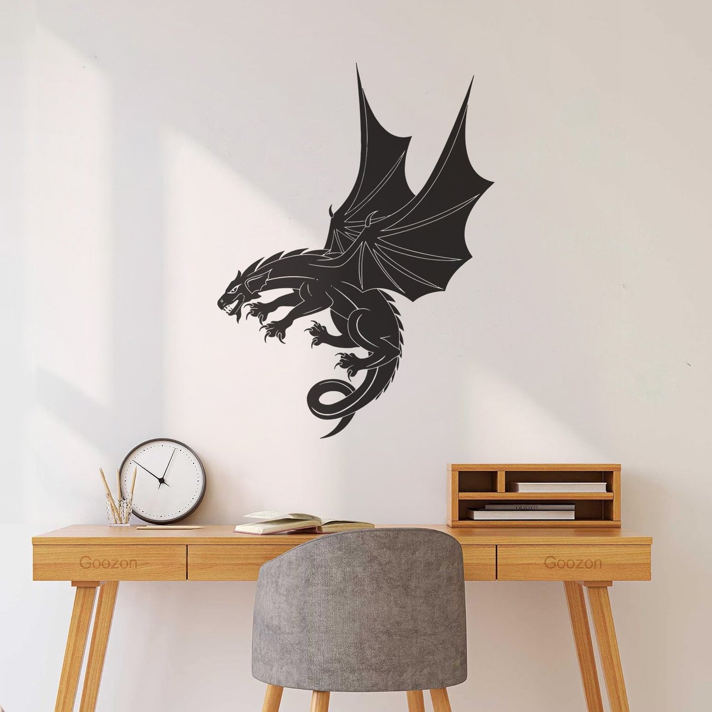 Mural And Wall Vinyl Decal Dragon Fantasy Child Ation Idea Wall Beautification
