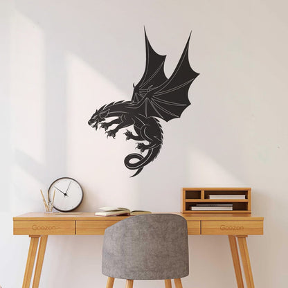Mural And Wall Vinyl Decal Dragon Fantasy Child Ation Idea Wall Beautification