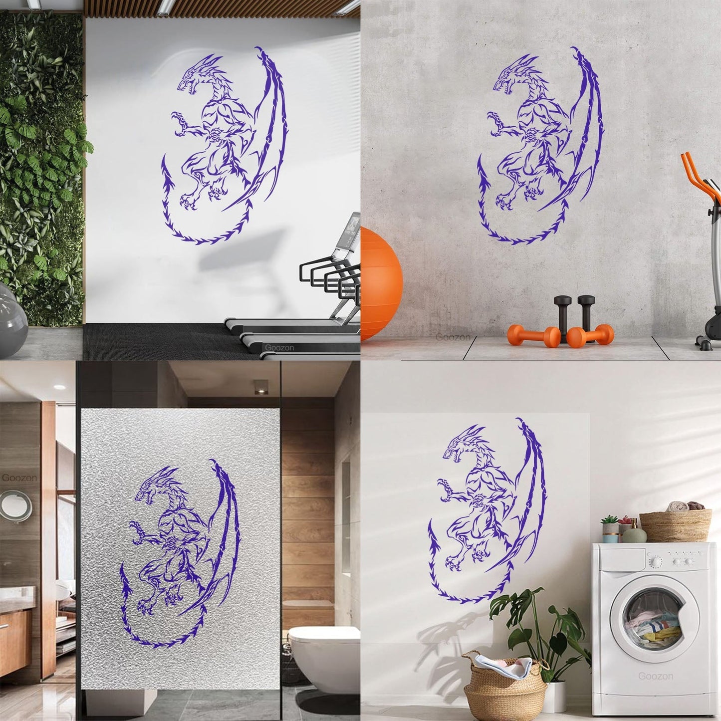 Vinyl Wall Stickers Dragon Myth Fantasy Fairy Tale Art Mural Painting