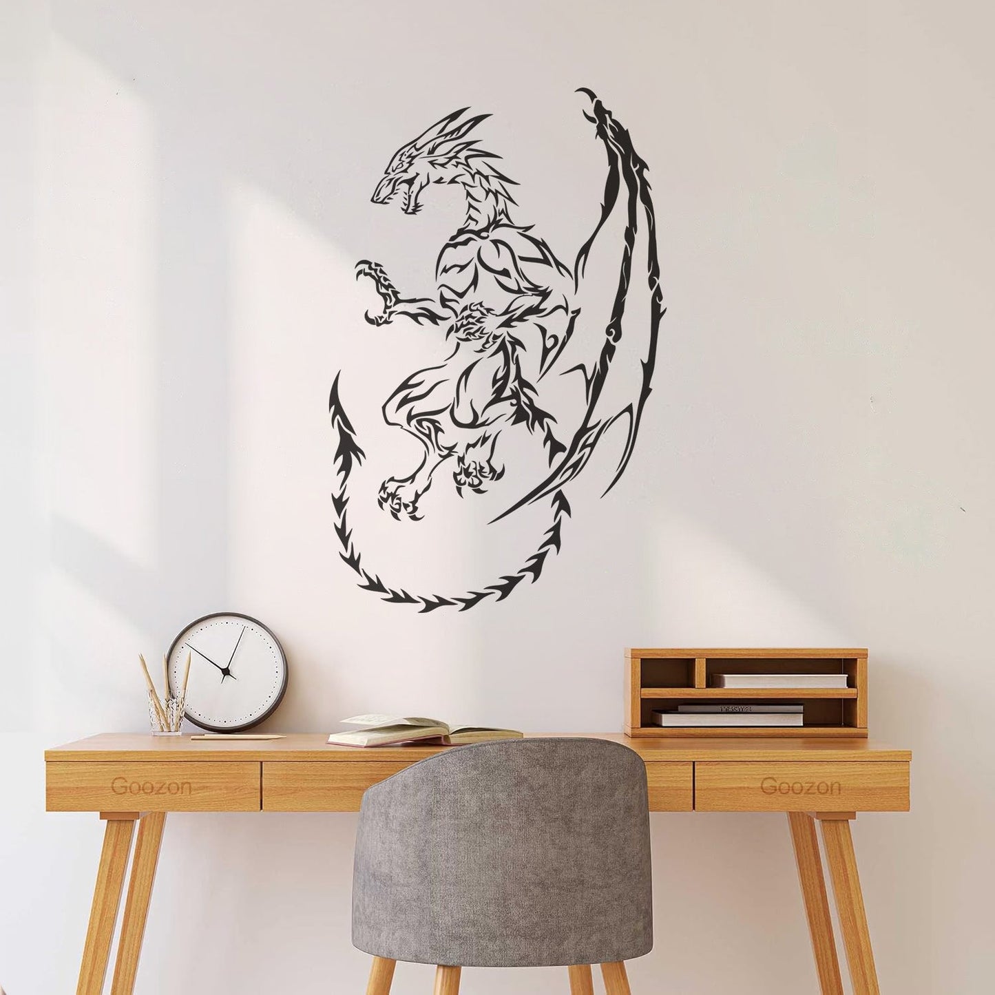 Vinyl Wall Stickers Dragon Myth Fantasy Fairy Tale Art Mural Painting