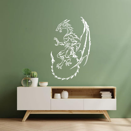 Vinyl Wall Stickers Dragon Myth Fantasy Fairy Tale Art Mural Painting