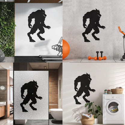 Wall Stickers Paster Paper Fantasy Big Beast Werewolf Aggressive Predator Easy Installation