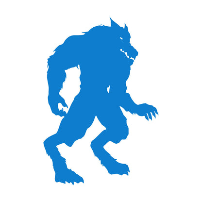 Wall Stickers Paster Paper Fantasy Big Beast Werewolf Aggressive Predator Easy Installation