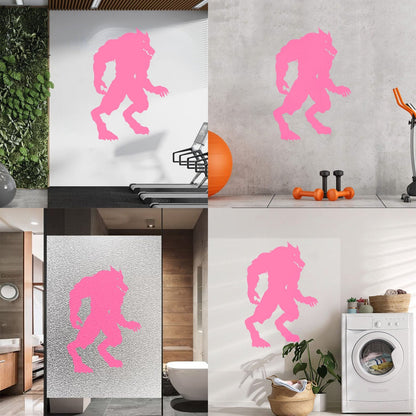 Wall Stickers Paster Paper Fantasy Big Beast Werewolf Aggressive Predator Easy Installation