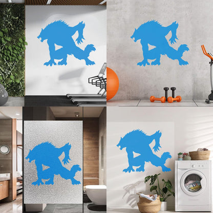 Wall Stickers Paster Paper Werewolf Horror Fantasy Beast Monster Tattoo Culture