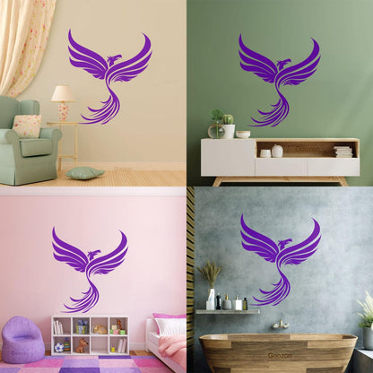 Vinyl Wall Stickers Phoenix Fantastic Beast Fantasy Bird Multiple Size Options