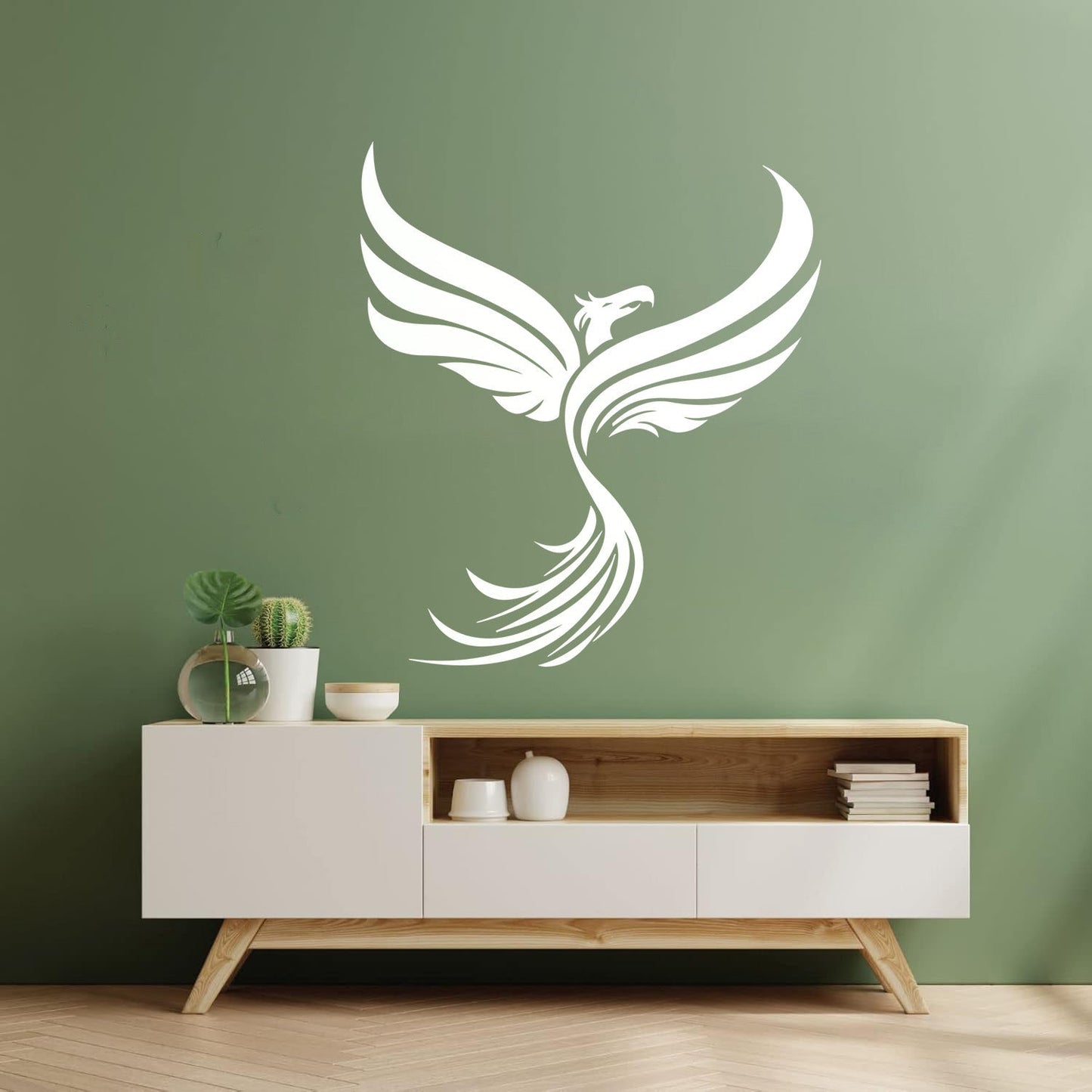 Vinyl Wall Stickers Phoenix Fantastic Beast Fantasy Bird Multiple Size Options