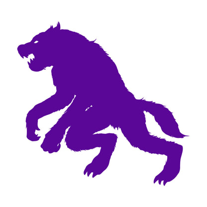 Lettering Stickers Werewolf Silhouette Wolf Fantasy Mythology Tattoo Culture