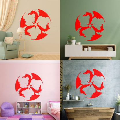 Lettering Decals Dragons Fantasy Kids Myth Personalized Customization