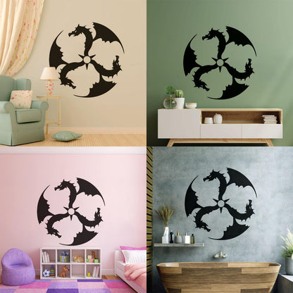 Lettering Decals Dragons Fantasy Kids Myth Personalized Customization