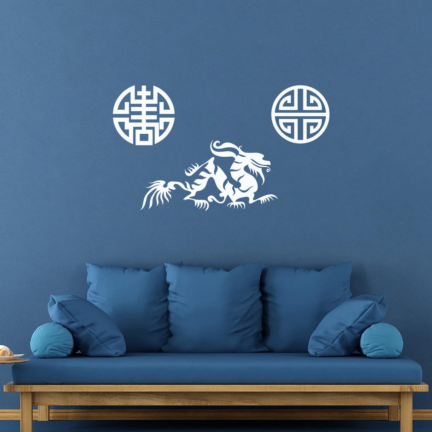 Vinyl Wall Stickers Oriental Mythological Chinese Fantasy Dragon Can Modify And Add Information