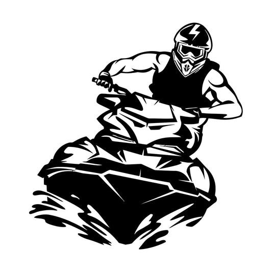 Lettering Decals Water Extreme Sports Watercraft Water Racing Jet Ski It Won'T Fall Off