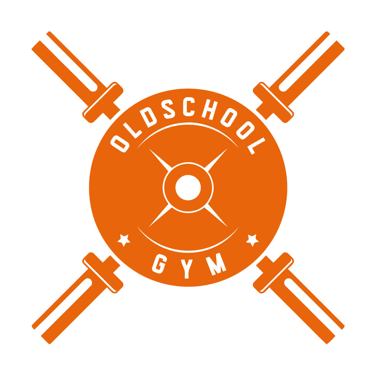 Fine Carving Stickers Workout Training Hall Oldschool Gymnastics Store Decoration