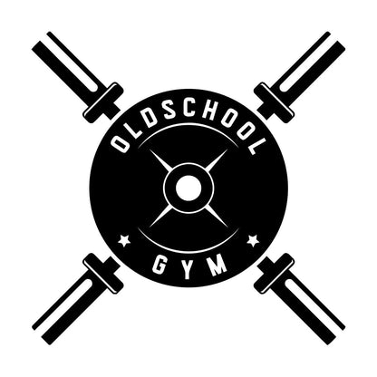 Fine Carving Stickers Workout Training Hall Oldschool Gymnastics Store Decoration