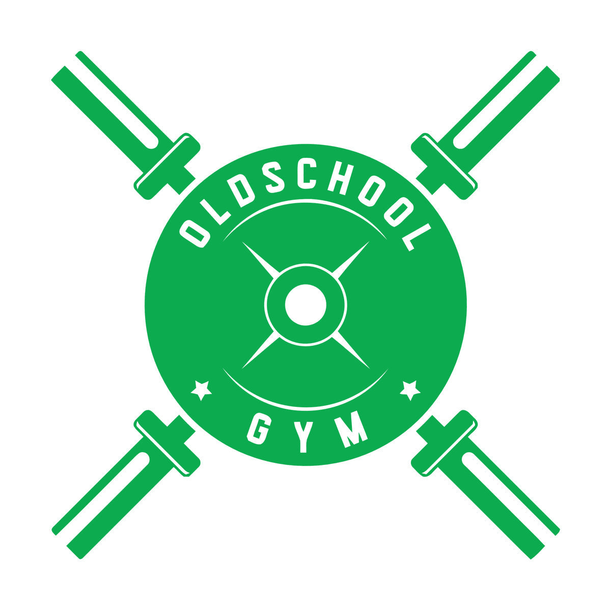 Fine Carving Stickers Workout Training Hall Oldschool Gymnastics Store Decoration