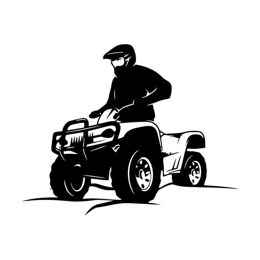 Lettering Stickers Atv Quad Bike Extreme Sport Tattoo Culture