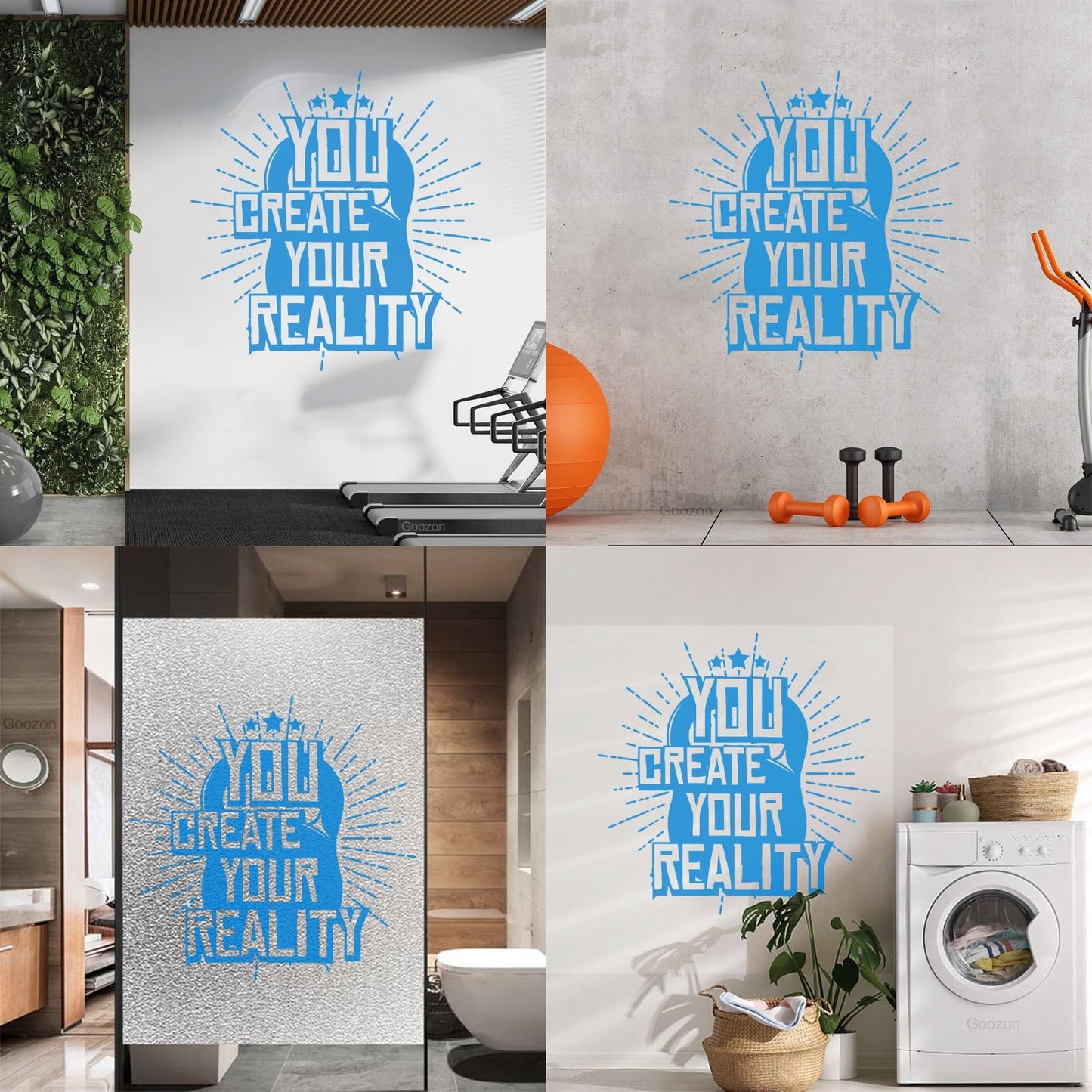 Vinyl Wall Decals Motivation Sports Training Fitnesscenter Gymnastics Multiple Size Options