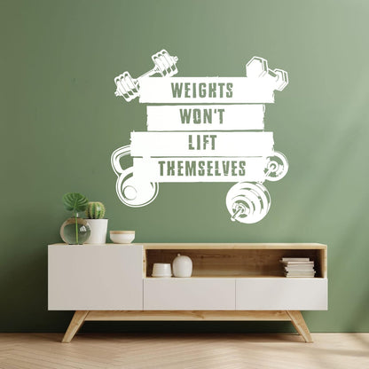 Wall Vinyl Sticker Decor Sports Fitnesscenter Training Motivation Gymnastics Do Not Damage The Wall Surface