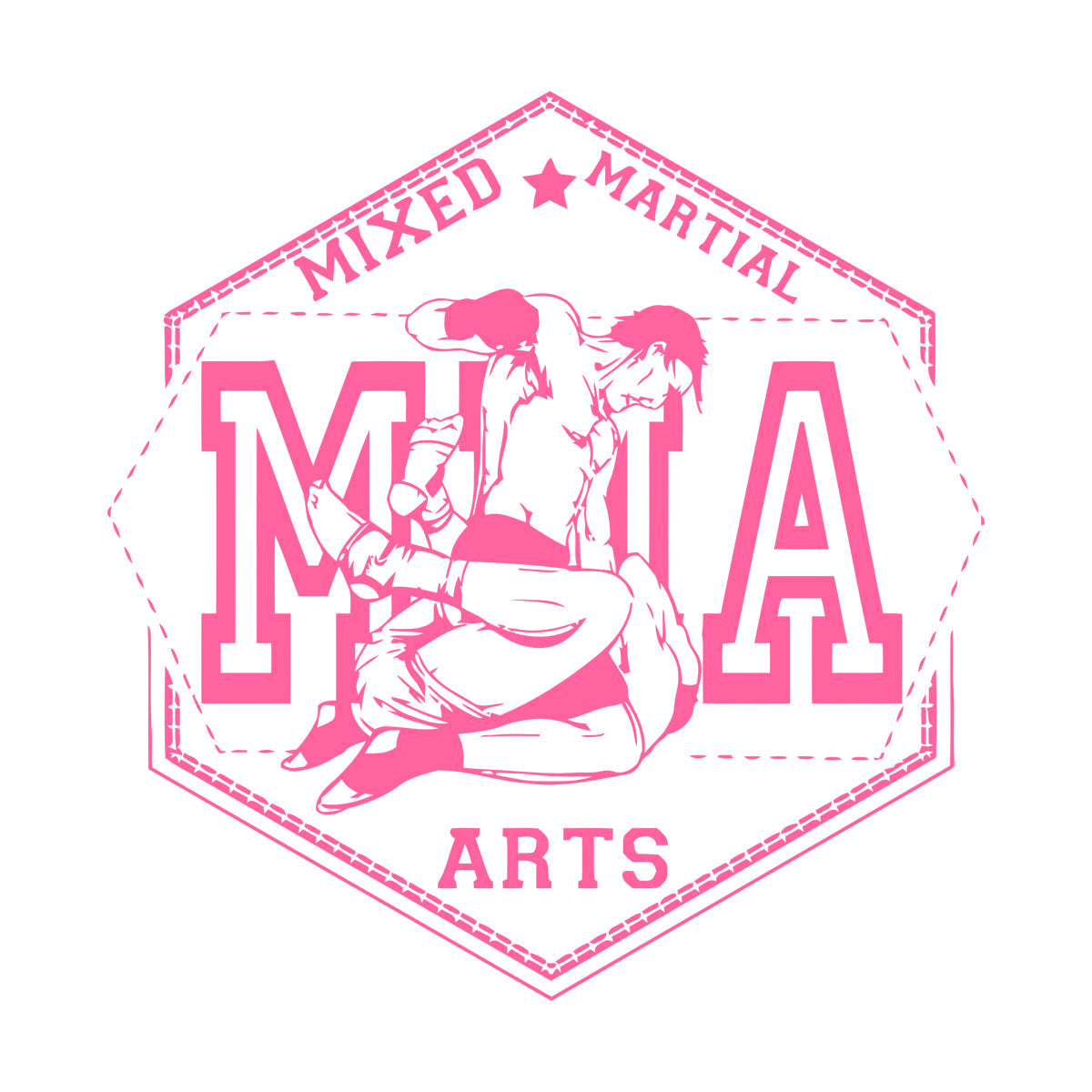 Lettering Stickers Sport Training Ring Mma Fighting Martial Arts Personalized Customization